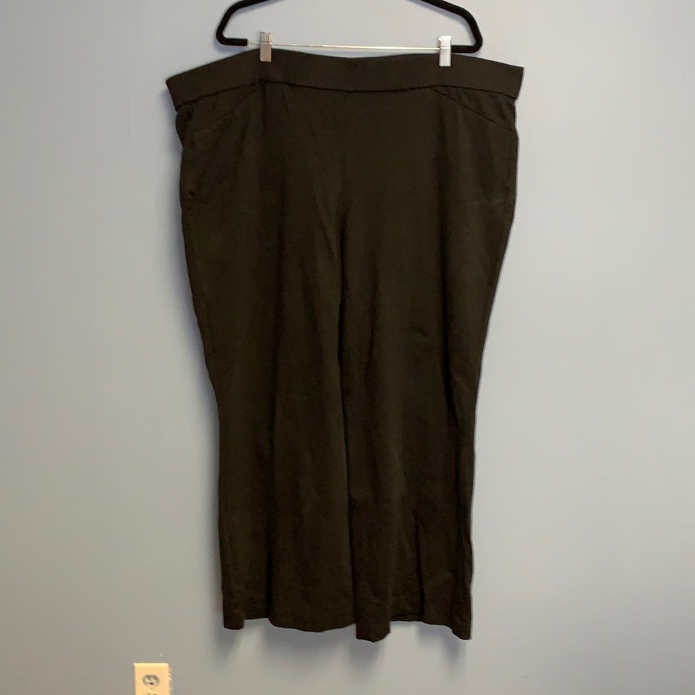 Black pull on dress pant.